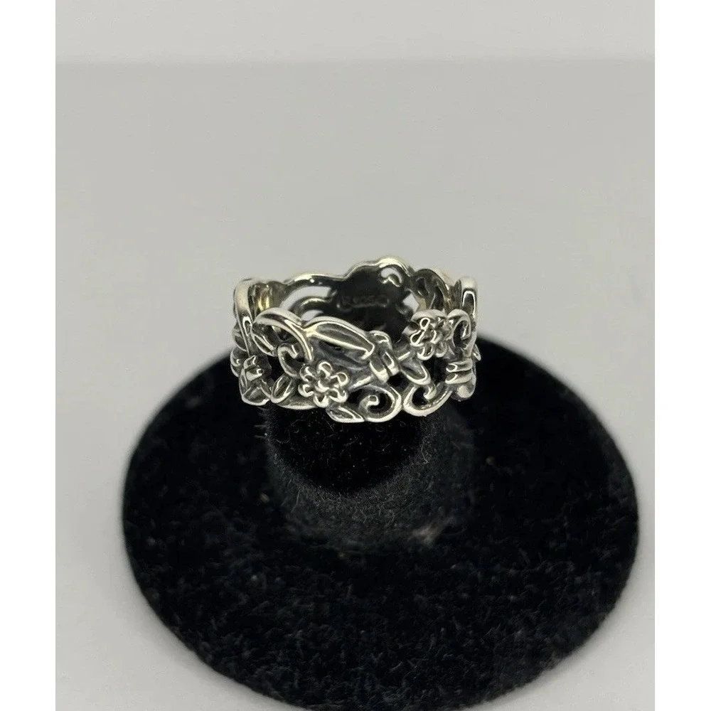 Filigree sterling silver